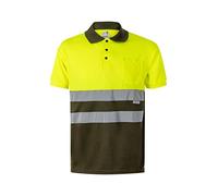 VELILLA 173 Polo Bicolore à Manches Courtes AV