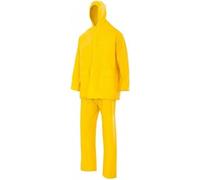 VELILLA 19000 Combinaison de pluie deux pièces avec capuche, jaune, taille XXL, citronier, XXL