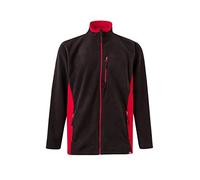 Velilla 201504_00/12_2XL Polo Bicolore Manches Longues, Noir et Orange, Taille XXL