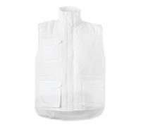 Velilla 205901 Gilet matelassé multipoches, blanc, taille M
