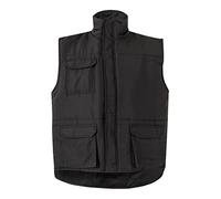 Velilla 205901 Gilet rembourré multi-poches, noir, taille M