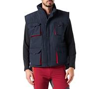 VELILLA 205902 Gilet matelassé bicolore multipoches, bleu marine et rouge, taille XL