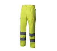 VELILLA 303006 Pantalon multipoches haute visibilité Jaune fluo Taille L