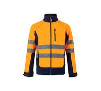 Velilla 306001 - Veste Soft Shell Bicolore - Bleu marine et orange fluo - Taille XL
