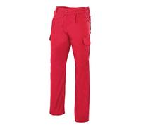 Velilla 345 - Pantalon multipoches (taille 58) couleur rouge