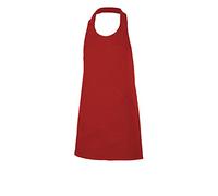 Velilla 404212 - Tablier salopette boutonnée courte, couleur rouge, taille unique