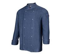 Velilla 405207 - Veste de cuisine en denim avec automatique - Couleur denim foncé - Taille L