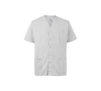VELILLA 535209 - Veste Pyjama boutonnée à Manches Courtes, Blanc, 3XL