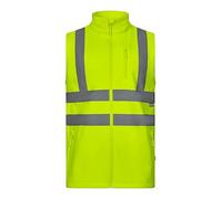 VELILLA Chaleco Soft Shell, Color Amarillo, Talla 3XL Gilet Softshell, Jaune Fluo, Mixte