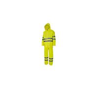 VELILLA - Combinaison de pluie deux pièces haute visibilité 100% polyester 150D 130 gr/m2 - Jaune Fluo - 189