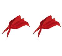 VELILLA Mixte Pico Cuisine Foulard Triangulaire, Rouge, Taille Unique EU (Lot de 2)