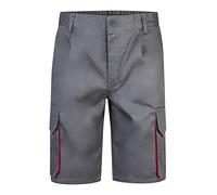 VELILLA P1030078/1254 Bermuda Bicolor Multipoches, Gris/Rouge, Taille 54