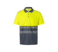Velilla p17390l - Polo bicolore haute visibilité