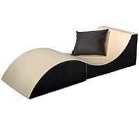 Velinda Canapé Pliant Confortable et Relaxant 3 en 1 Pouf Table