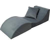 Velinda Canapé Pliant Confortable et Relaxant 3 en 1 Pouf Table