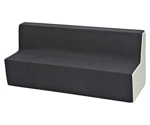 Velinda Canapé, Sofa, lit, Meubles Chambre d'enfant, Jeu Confort Repos (Couleur: Gris-Beige)