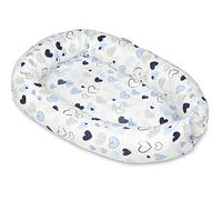 Velinda Cocon pour bébé, Gigoteuse, 100% Cotton (Dessin: Coeurs Bleus)