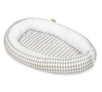 Velinda Cocon pour bébé, Gigoteuse, 100% Cotton (Dessin: Losanges Gris et Blancs - Blanc)