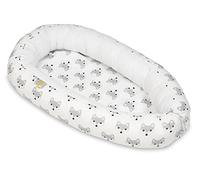 Velinda Cocon pour bébé, Gigoteuse, 100% Cotton (Dessin: Renards - Blanc)