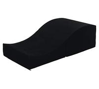 Velinda Fauteuil Chaise Longue canapé Intime Relaxant Plaint de Forme préformé (Couleur: Noir)