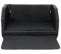 Velinda lit de Coffre, Transporteur de Voiture pour Le Chien avec Matelas de 90x55 cm (Couleur: Noir)