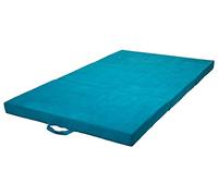 Velinda Matelas Touristique Confortable Plaint supplément 120x200x10cm (Couleur: Bleu)