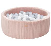 Velinda Piscine à balles en Velours cà´telé avec 300 balles, diamètre env. 90 cm -