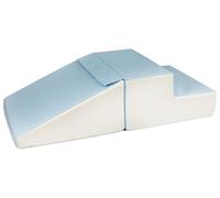 Velinda Set de 2 Grands Blocs en Mousse pour crèches et maternelles (Couleur: Blanc, Bleu (Pastel))