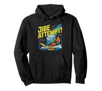 Véliplanchiste Jibe Raté Catapulte Entrée À L Eau Humour Sweat à Capuche