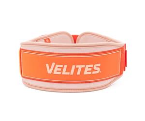 Velites Ceinture lombaire pour haltérophilie I Ceinture d'haltérophilie I Soutien et confort I Pour soulevés de terre, squats, soulevés de poids, exercices avec charges maximales. (Orange, X-Large)