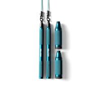 Velites Cyclone Corde à Sauter Ultralégère | Corde à Sauter de Qualité Supérieure pour Double Unders et CROSSOVERS | Poignée Détachable et Système 360º (Bleu)