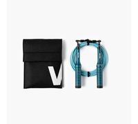 Velites Earth 2.0 Corde à sauter en aluminium aérien | Bleu | Système avancé avec roulements et câble de 4 mm | Personnalisable avec poids | Application d'entraînement incluse
