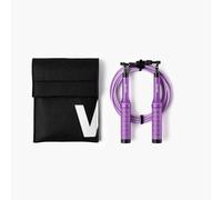 Velites Earth 2.0 Corde à sauter en aluminium aérien | Purple | Système avancé avec roulements et câble de 4 mm | Personnalisable avec poids | Application d'entraînement incluse
