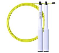 Velites Fire 2.0 Corde à Sauter Crossfit Unisex-Adult, Argenté, 21 cm