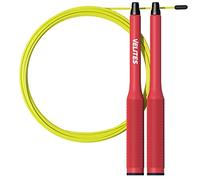 Velites Fire 2.0 Corde à Sauter Crossfit Unisex-Adult, Rouge, 21cm