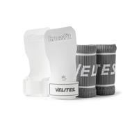 Velites - Gants Quad Compétition Officiels CrossFit Games - Microfibre Premium avec Magnésium pour Entraînement, Compétition, Dominades et Exercices de Prise - XL