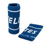Velites I Poignet en Tissu Souple Bleu I Offre Un Soutien et Une sécurité pour Vos séances d'entraînement I pour Une Meilleure Prise de l'haltère I Protège la Peau Sensible I Taille Unique