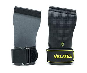 Velites - Quad Carbon I Calleras professionnelles pour les athlètes Cross Training ou Gymnastique | 100% Vegan I Utilisation avec du magnésium, transitions rapides I bande cadeau (M)