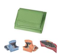 Vellarix 2025 New Genuine Leather RFID Blocking Wallet - Slim Anti-Credit Card Fraud Card Holder Organizer for Women & Men,Unisex Premium Folding Mini Pocket Wallet(N)