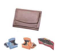 Vellarix 2025 New Genuine Leather RFID Blocking Wallet - Slim Anti-Credit Card Fraud Card Holder Organizer for Women & Men,Unisex Premium Folding Mini Pocket Wallet(L)