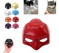 Vellarix Cat Mask Cosplay - Funny Halloween Costume Accessories, Cute Kitty Party Masquerade Mask(Red)