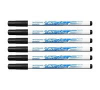 Velleda Lot De 6 Feutres Tableau Blanc Effa¿Able ¿ Sec 1721 Pointe Fine Ogive Noir