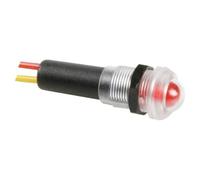 Voyant led rouge clignotant 12v resistant à l eau boitier noir Noir G