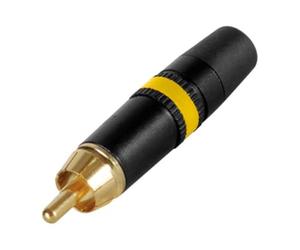Velleman 144732 Neutrik Contacts RCA mâles plaqués or/jaune