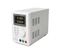 Velleman Alimentation de laboratoire, programmable via PC, réglable, 0-30 VCC/5 A, limitation de courant, protection contre les courts-circuits, 2 x affichage LED à 4 chiffres, connexion USB