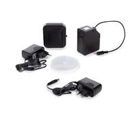 Velleman Barrière IR sans Fil, portée de 7 m, IP44, détecteur d’entrée Infrarouge avec Alimentation 12 V, portée sans Fil de 100 m, Haut-Parleur d’Alarme réglable et Technologie photoélectrique pour