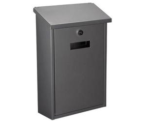 Velleman BG10003 BG10003 Boîte aux lettres argent avec serrure à clé