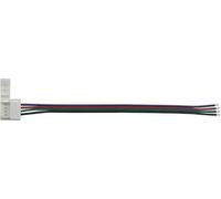 Velleman CABLE AVEC 1 CONNECTEUR PUSH-STECK POUR BARRES LED FLEXIBLES - COULEUR RGB - 10 mm