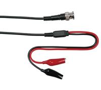Velleman Câble coaxial, 1 mètre, bnc mâle vers 2 pinces crocodile, 30 VAC/60 VDC, 1 a, connexion rapide, pour tests et mesures