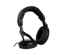 Velleman Casque stéréo numérique, Bandeau Robuste Ajustable, Haut-Parleur Dynamique Ø 40 mm, Plage de fréquences 20-20000 Hz, Parfait pour Les DJ, câble de 2 m, 185 g, Noir